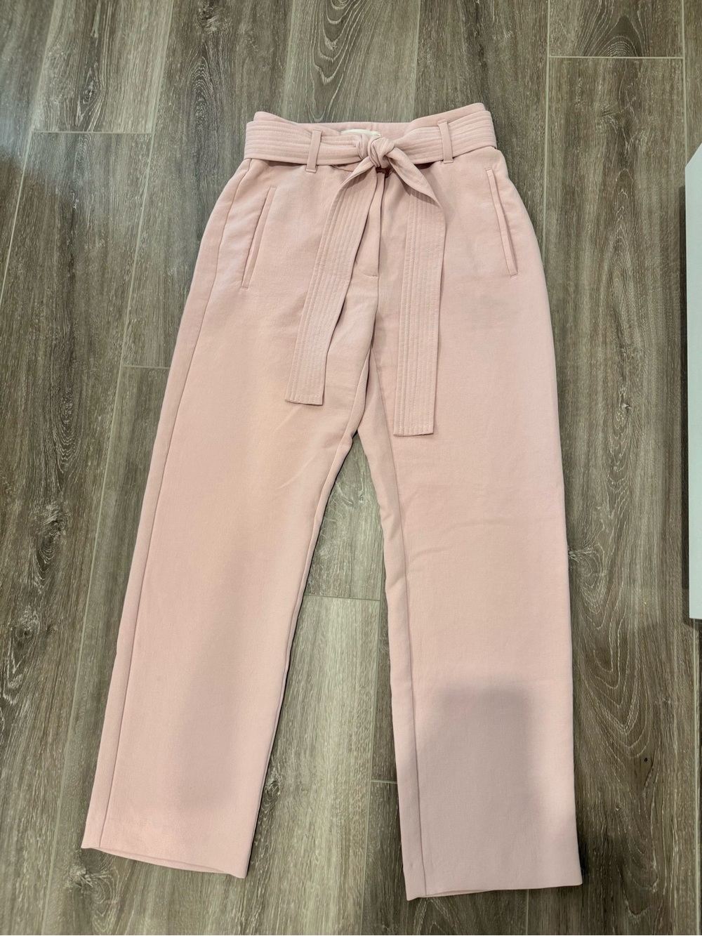 Wilfred Aritzia tie front crepette pants